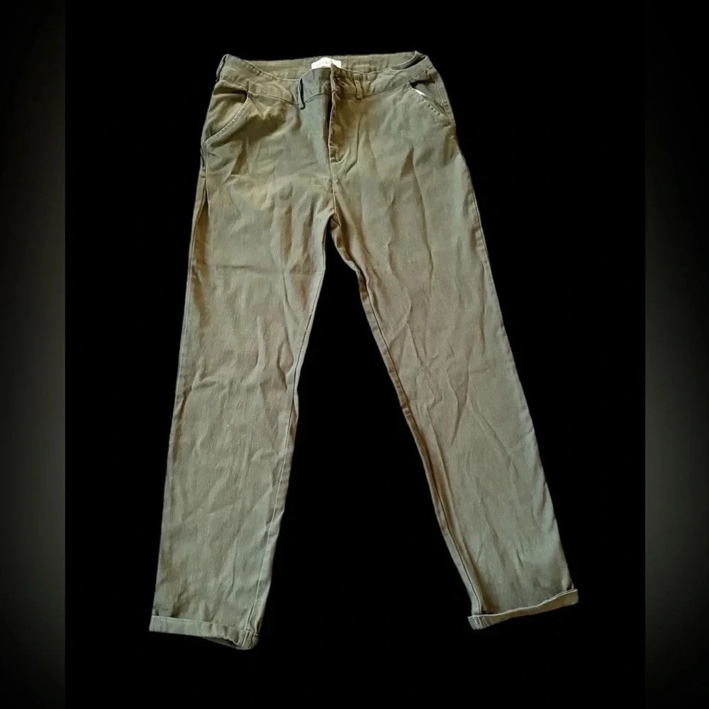 Women’s Active USA Military Green Pants Stretch Size Large
